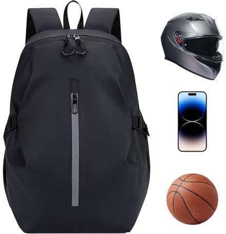 Yplkm Zaino per la guida in moto, zaino per il casco per moto - Porta del casco impermeabile a grande capacità | Borsa da basket, Daypack da viaggio multifunzionale per motociclisti