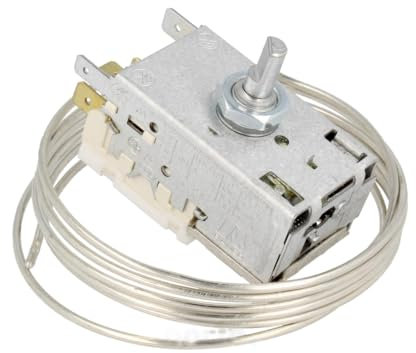 JCSPARES® - Termostato Regolatore Temperatura K59L2139 3 Contatti A130643 - Sonda 1530 mm per Frigorifero Congelatore Compatibile con Whirlpool Comaptibile con Ignis Compatibile con Bauknecht