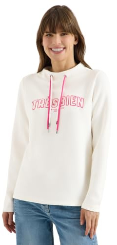 Cecil Damen Langarm Sweatshirt mit Wording Artwork