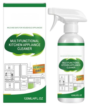 Oven Cleaner & Kitchen Appliance Cleaner Spray - Enzyme Cleaner for Stove, Hob, Air Fryer, Microwave, Fridge & Grill, Multi-Purpose Foam Cleaner, Multi-Purpose Cleaner Spray