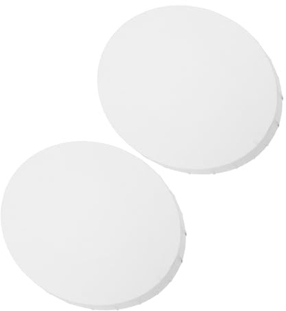 Supvox 2 Stück Ovale Leinwände 20x30cm Baumwolle Grundiert Keilrahmen | 2er-Set (20x30 Cm), Baumwolle, Bereits Weiß Grundiert, Stabiler Holzrahmen, Ideal FüR Acryl & ÖL
