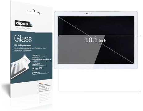 dipos 2x Displayschutzfolie 9H klar für Teclast TPad T10 | Bricht und splittert nicht, kein Echtglas, Anti-Shock, passt perfekt, kratzfest, blasenfrei, hüllenfreundlich, selbstklebend