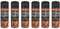 6 x 400ml Heat Resistant Paint Black Stove Paint High Temperature Matt Spray