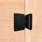 Serratura per porte scorrevoli in acciaio al carbonio per porte in legno, serrature per porte CCJH, accessori per sistemi per porte scorrevoli, con maniglie invisibili spesse 3 mm