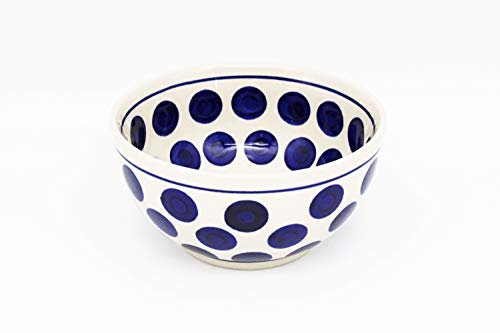Ceramika Boleslawiec Handmade Polish Pottery Classic Cereal Bowl (14cm) Elizabeth Pattern