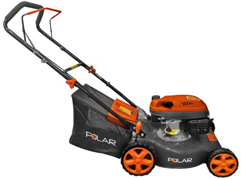FERRAMENTA Rasaerba a benzina Polar 4 tempi OHV 132cc - Potenza 3,5hp - Larghezza di taglio 410mm - 7 altezze di taglio - Contenitore erba 45lt