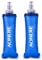 Flacon souple pliable bouteilles d'eau de course flacon pliable pour sac d'hydratation cyclisme Marathon course randonnée (250ml/8.45oz - Paquet de 2)