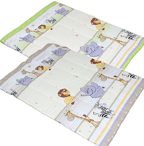 Spielmatte Spieldecke Krabbeldecke - Schaf - Kinder Baby Decke, 100% Baumwolle (Beige)