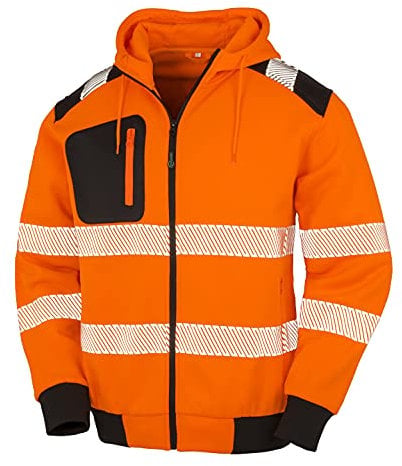 Result Genuine Recycled Recycled Robust Zipped Safety Hoody