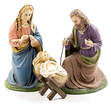 Heilige Familie, 3 Teile, zu 21cm Figuren