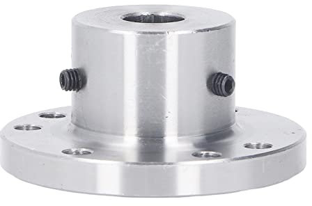 YWBL-WH Drechselbank Planscheibe 6 Befestigungslöcher Futter Planscheibe für K11 80 (18mm) aus Legiertem Stahl für K11 80, K72 80, K12 80 und andere 80-mm-Spannfutter