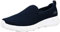 Skechers Men's Gowalk Flex Hands Free Slip ins Athletic Slip-On Casual Walking Shoe, Navy, 14 X-Wide