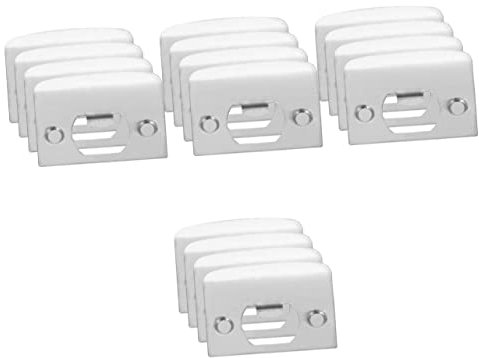 DOITOOL 16pcs Stainless Steel Door Strike Plate Deadbolt Cover for Front Door Security Filler for