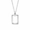 NANA KAY Solid Flair Collier Square (Silber)