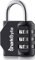 SharkByte Luggage Locks - 3-Dial Weatherproof Outdoor Security Combination Padlock, Small Travel Lock for Suitcases Luggage Case Travel Bag Gym Lockers Code Padlock (Pack of 1)