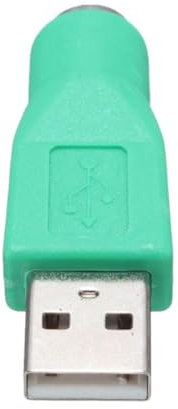 ulafbwur Adattatore verde freddo USB maschio a PS2 femmina adattatore convertitore per tastiera mouse