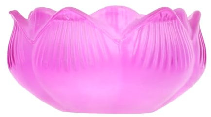 Cabilock 2st Bunter Lotus-kerzenhalter Buddhistischer Kerzenhalter Lotusblumenkerzenhalter Kristall-Lotus-mittelstücke Buddhistischer Teelichthalter Violett Glas Buddha Lotustee