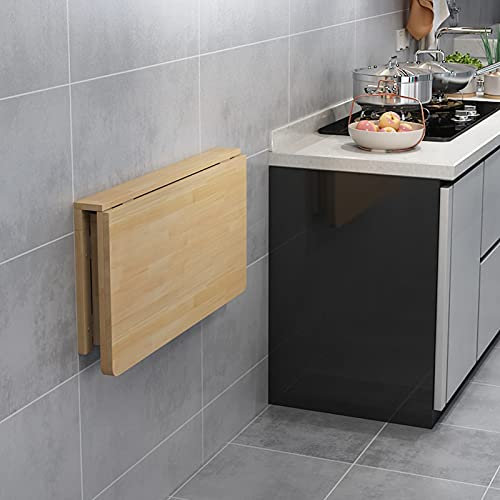 SZITW An der Wand klappbarer Schreibtischtisch, an der Wand montierte klappbare Werkbank für Heimbüro, Waschküche, Garage, Kellerbar, Arbeitszimmer oder Küche, zusammenklappbarer Klapptisch, klein