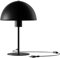 Liadomo Tischleuchte Helena – moderne Pilzform – Nachttischlampe – Schwarz – Höhe: 38 cm – mit Kabel – E27-Fassung – exkl. Leuchtmittel