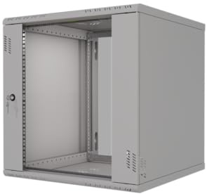 Stalflex Server Netzwerkschrank 19 Zoll 12U 600mm PRO - Hochbelastbarer Stahl - Computer- & Server-Racks - Serverschrank, kompatibel mit 19 Zoll Fachboden und Rack Schienen