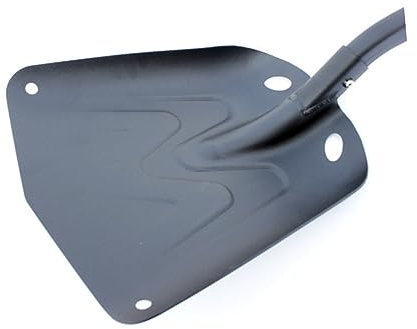 Parliky Schneeschaufel Mit Griff Aluminium Eiskratzer Auto Windschutzscheibe Einfach Zu Falten Komfortabler Griff Robust