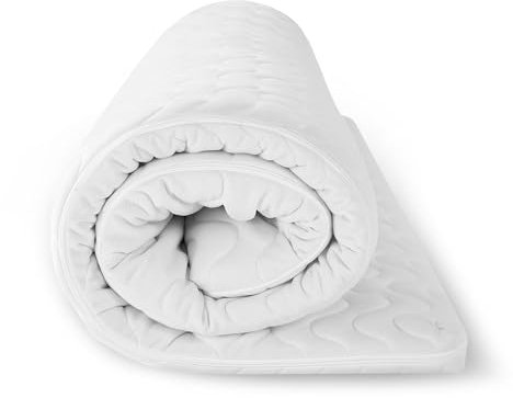 EGO HOME Matratzen Topper 180x200 cm, 7cm Höhe Matratzentopper Härtegrade H2 mit 7-Zonen Spiral-Dorn Kaltschaumkern, Öko-TEX Zertifiziert, Matratzenauflage 180x200cm für Boxspringbett Schlafsofa