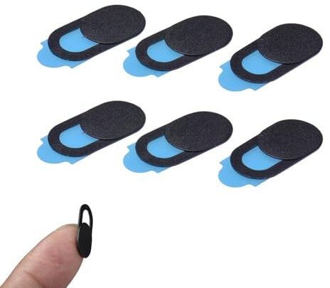 Webcam Cover Slider for Privacy, Slider Privacy Cover Slide Sticker - Web Camera Sticker, Sliding Case for Mobile Phone, Laptop, Desktop, PC,