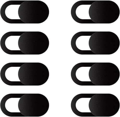 8PCS Laptop Camera Cover Sliders - Ultra-Thin 0.03in Webcam Cover - Privacy Camera Blocker for Laptop, Phone, MacBook, iPad, iPhone, PC & Desktop Devices