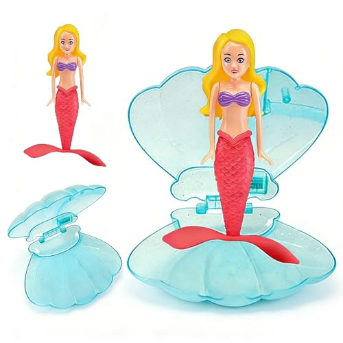 Jouet de Natation sous-Marine,Jouet de Plongée en Coquillage de Sirène,pour Baignoire,Piscine,Entraînement sous-Marin(Bleu)