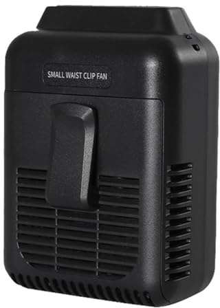 ZwaitL 4000/6000/8000 mAh ricaricabile in vita clip sul ventilatore, collo, portatile, sport all'aperto, lavoro sportivo, 3 ingranaggi regolabile appeso collo ricaricabile