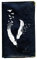 Syl'la Protection Porte Carte Grise papiers Voiture permis Noir en Cuir pour Femme (Plume Blanc)