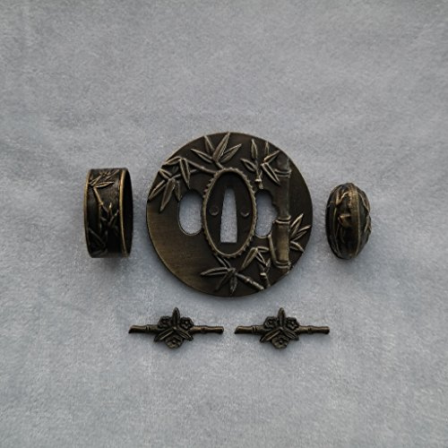 Boyu Japanese Samurai Sword KOSHIRAE – TSUBA FUCHI KASHIRA MENUKI HJ19-HJ48