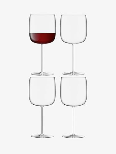 LSA International BG14 Lot de 4 verres à vin grand cru Borough, 660 ml, transparents