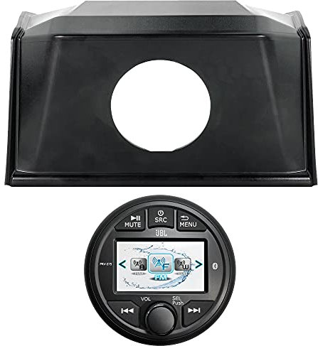 Polaris Bundle- 19+ Polaris RZR SPXRZRDASH2 Radio Mounting Kit and JBL PRV-275 Waterproof Radio