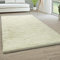 Paco Home Hochflor Teppich Wohnzimmer rutschfest Fellteppich Shaggy Flauschig Weich Modern Kunstfell Fell Imitat Einfarbig, Grösse:200x290 cm, Farbe:Weiß