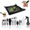 Garten Sukkulenten Werkzeugset, 14 pcs Mini Garten Handtransplantations Sukkulenten Werkzeug mit Plant Repotting Transplantationsmatte für die Pflege von Miniatur Pflanzen im Innenbereich