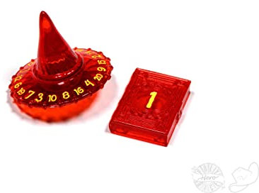 PolyHero Wizard d20 Wizard Hat und d2 Spellbook in Dragonfire