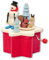 Graupner Holzminiaturen® | Weihnachtsdekoration Miniatur Kurbel Spieldose 'Schneemann' aus Holz | Original Erzgebirgische Holzkunst® | Hochwertige Handarbeit | Melodie Schneeflöckchen