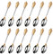 Mafier 12-teilige Teil Gold Kaffeelöffel, 13cm Rühren Mini Teelöffel für Zucker Dessert Kuchen Eis Souup Antipasto Cappuccino Geschenkset...