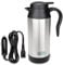 HEYNER® Reisewasserkocher 12V Auto elektr. Wasserkocher Reise Edelstahl Elektrisch Warmhaltefunktion 700ml Heizbecher I Auslaufsicher Tragbar