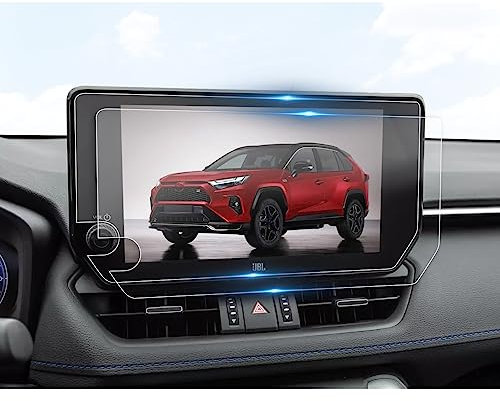BIBIBO Premium Navigationsfolie für Toyota RAV4 2023, 10,5 PET Bildschirmschutz Auto, Toyota RAV4 Kratzfeste Display Schutzfolie, Toyota RAV4 Displayschutzfolien (2 Stücke)