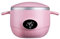 Aoun Warmhalten Von Baby Schüsseln Mit Deckel, Baby Schalen Zum Warmhalten, Edelstahl Baby Schüsseln Elektrischer Wärmer Baby Bowl Mit USB-Ladefunktion Für Baby, Kind Und Jugendliche (Rosa)