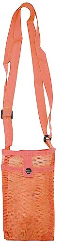 Water Bottle Carrier Bag, Portable Water Bottle Pouch Water Bottle Holder with Adjustable Strap Mesh Water Bottle Sling Outdoor Accessories for Walking Hiking Travelling Camping A7WGSBT (orange)
