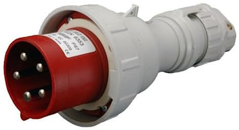 Miratic Fiche Industrielle pour Prise Camping Prise d'Allimentation 63A/5P étanchéité IP67 (63A/5P)