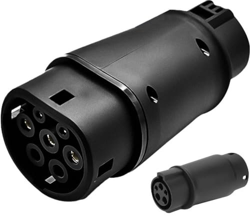 Luxylei 16a/32a Evse Elektrofahrzeug Ladekonverter Stecker Stecker Ev Ladegerät Adapter Buchse Typ1 J1772 Auf Typ2 Iec 62196