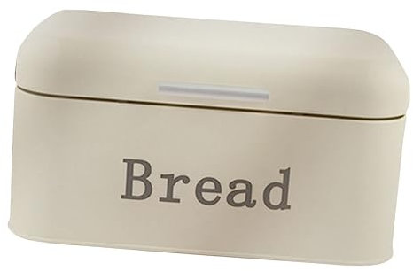 Zerodeko Brotkastenschloss Küchenarbeitsplatte Brotaufbewahrung Rustikaler Brotkasten Aus Metall Brotaufbewahrungsbehälter