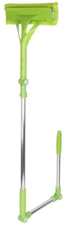 DimyFew Set Limpiacristales Extensible con Ángulo Flexible, Tipo de Cubierta Verde, Individual