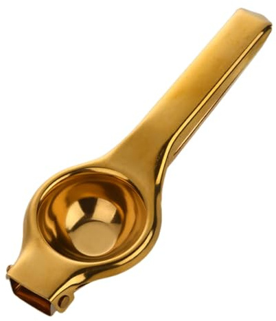 MLqkpwy Exprimidor portátil, exprimidor de metal | Exprimidor manual y exprimidor de lima | Exprimidor portátil de acero inoxidable para cocina y bar, ideal para recetas y recetas