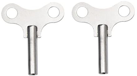 SEWOART 2stücke Werkzeug Uhr Reparatur Schlüssel Aus Stahl Uhraufzugsschlüssel-Werkzeug Passend Für Uhren Stabile Metalluhraufzugsschlüssel Kratzfest Und Verschleißfest