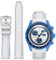 BONACE Armband für Swatch Omega, gebogenes Silikonarmband, kompatibel mit Omega X Swatch 20 mm Watch, Omega Swatch Moonswatch Speedmaster Uhrenersatz, keine Lücken, für Herren und Damen, 20